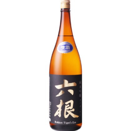 六根 純米吟醸タイガーアイ しぼりたて 1.8リットル